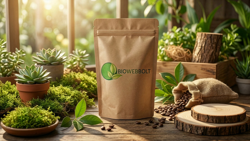 Biowebbolt arculat és logóterv