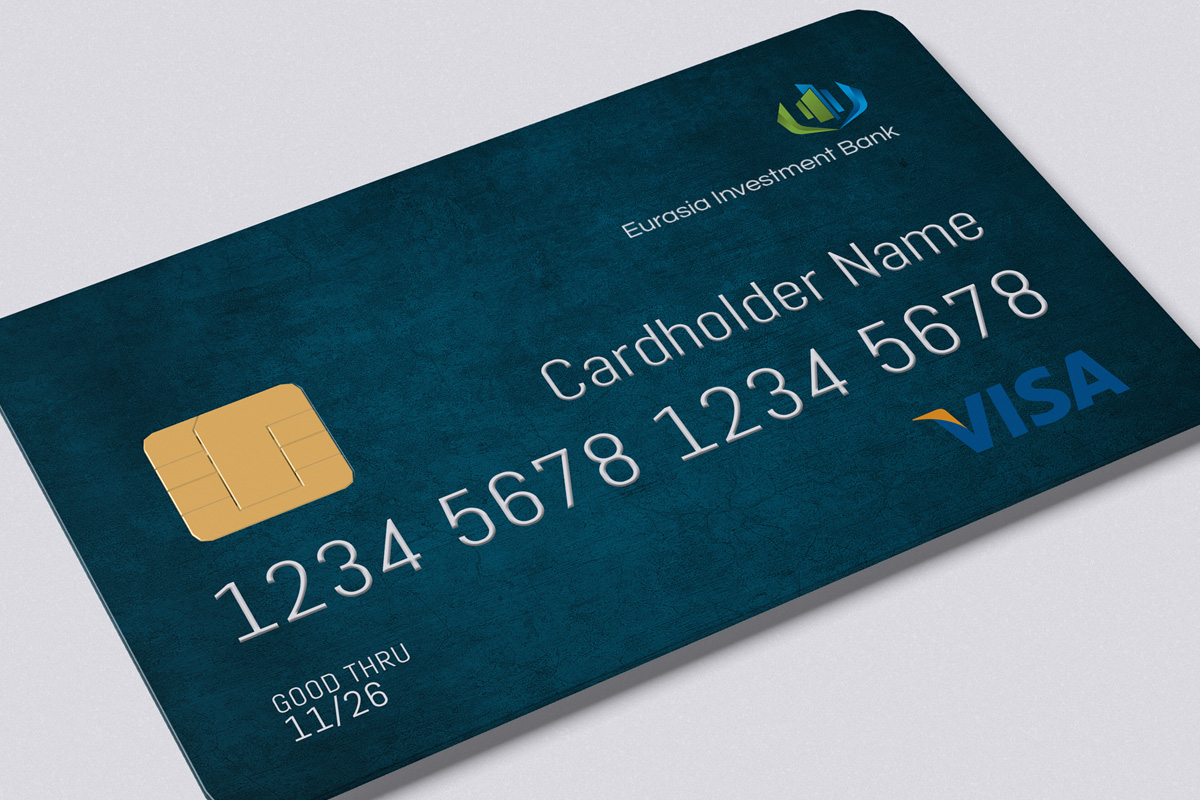 Eurasia Investment Bank bankkártya design