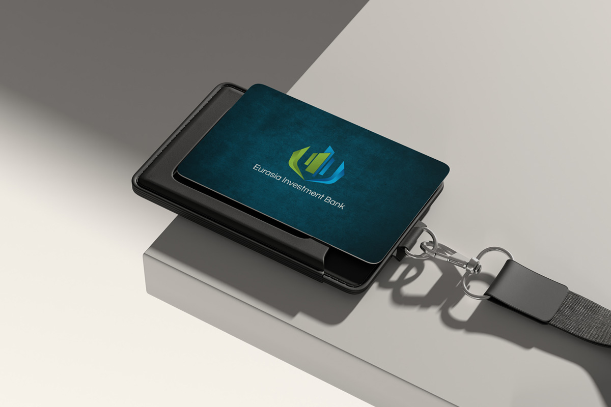 Eurasia Investment Bank belépőkártya arculat